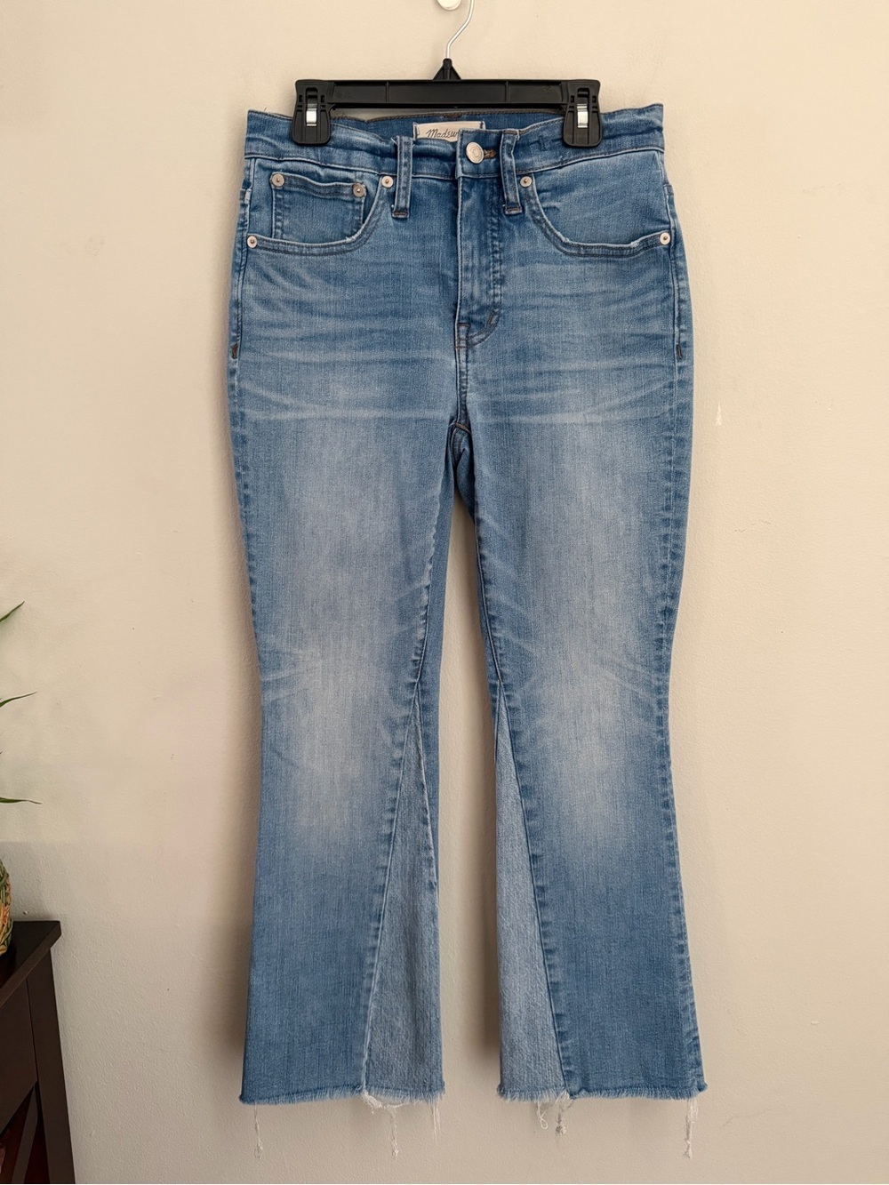 Madewell Cali Demi Boot Stretch Jeans Mid Rise Blue Sz 25